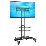 AVA1500TP - [Outlet 0194] ekskluzywny mobilny stojak z dwiema półkami, do TV LCD, LED plazma 32"-70" 