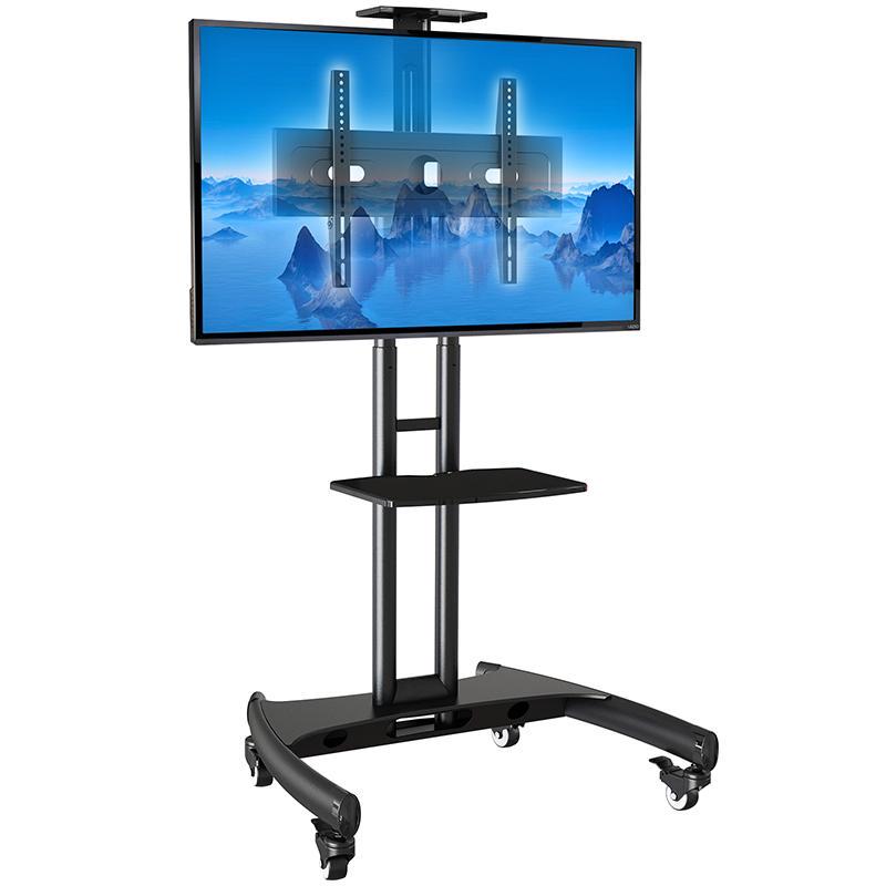 AVA1500B - [OLD z półką na kamerę] ekskluzywny stojak, wózek do TV LCD, LED plazma 32"-65" 