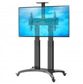 AVF1800B - [Outlet 0245] ekskluzywny mobilny stojak TV Wózek do telewizorów LCD LED 65"-85"