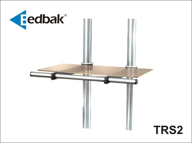 TRS2 - Półka szklana do stojaków TR1, TR2 oraz TR3 z rączką