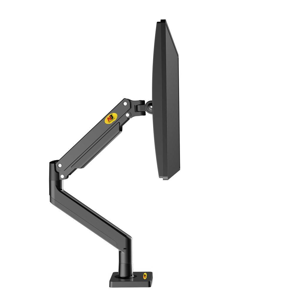 G40 Czarny– Solidny obrotowy uchwyt biurkowy na sprężynie do monitorów LCD LED 22″-40″